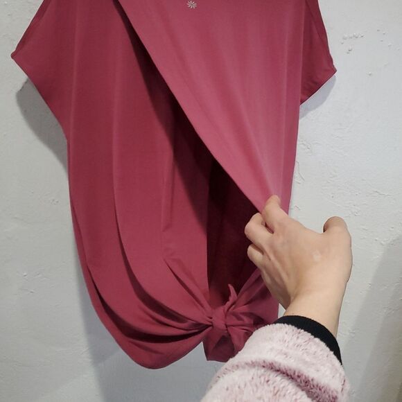 Athleta Essence Away From the Body Tee in Mauve Size XL - Picture 10 of 14